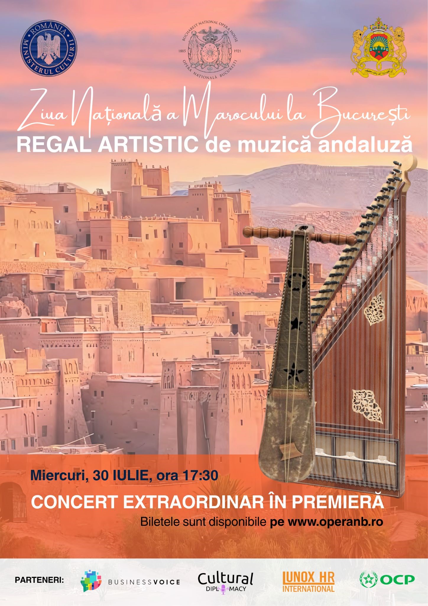 Ziua Națională a Marocului la București - Regal Artistic de Muzică Andaluză